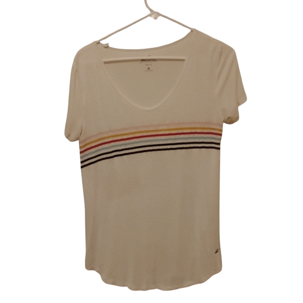 Hollister Easy Tee Striped Short Sleeve T-shirt
